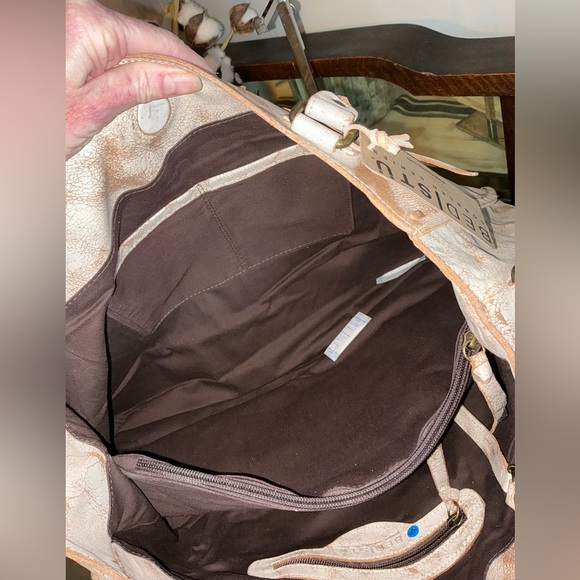 NWT Bed Stu Leather Rockaway Shoulder Crossbody Bag Tote Nectar Lux MSPR $345 - Picture 12 of 16